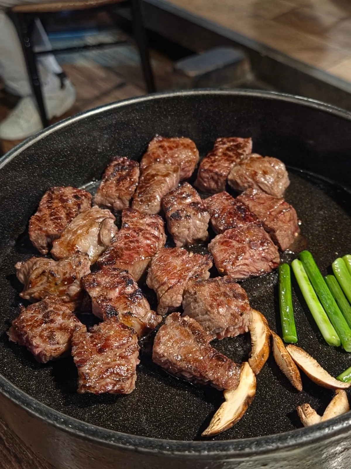 다 구워진 라비옥 눈꽃 진갈비 로스구이
