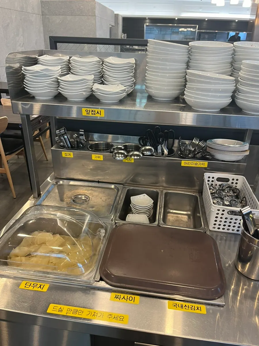 Restaurant interior with generously spaced tables