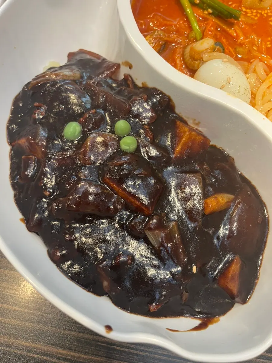 Warming jjamppong ordered at spice level 1
