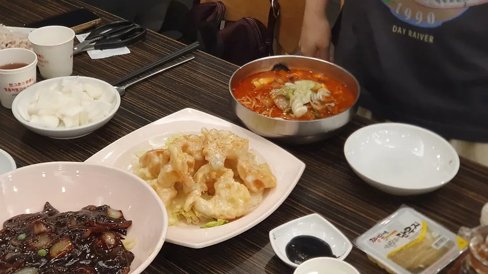 해물 순두부짬뽕 음식 사진