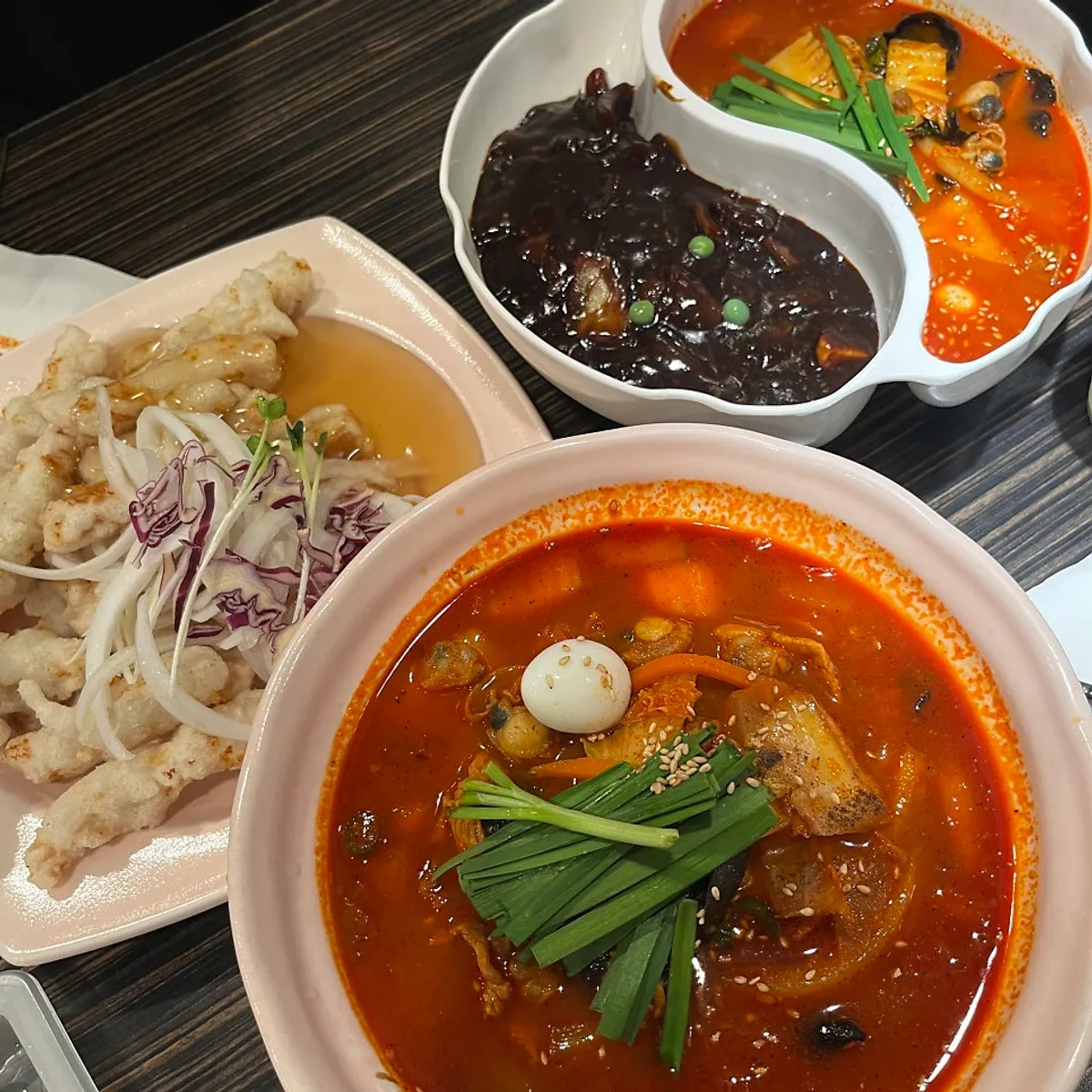 A bowl of jijon jjamppong at Jjamppong Jijon Yeoksam Branch