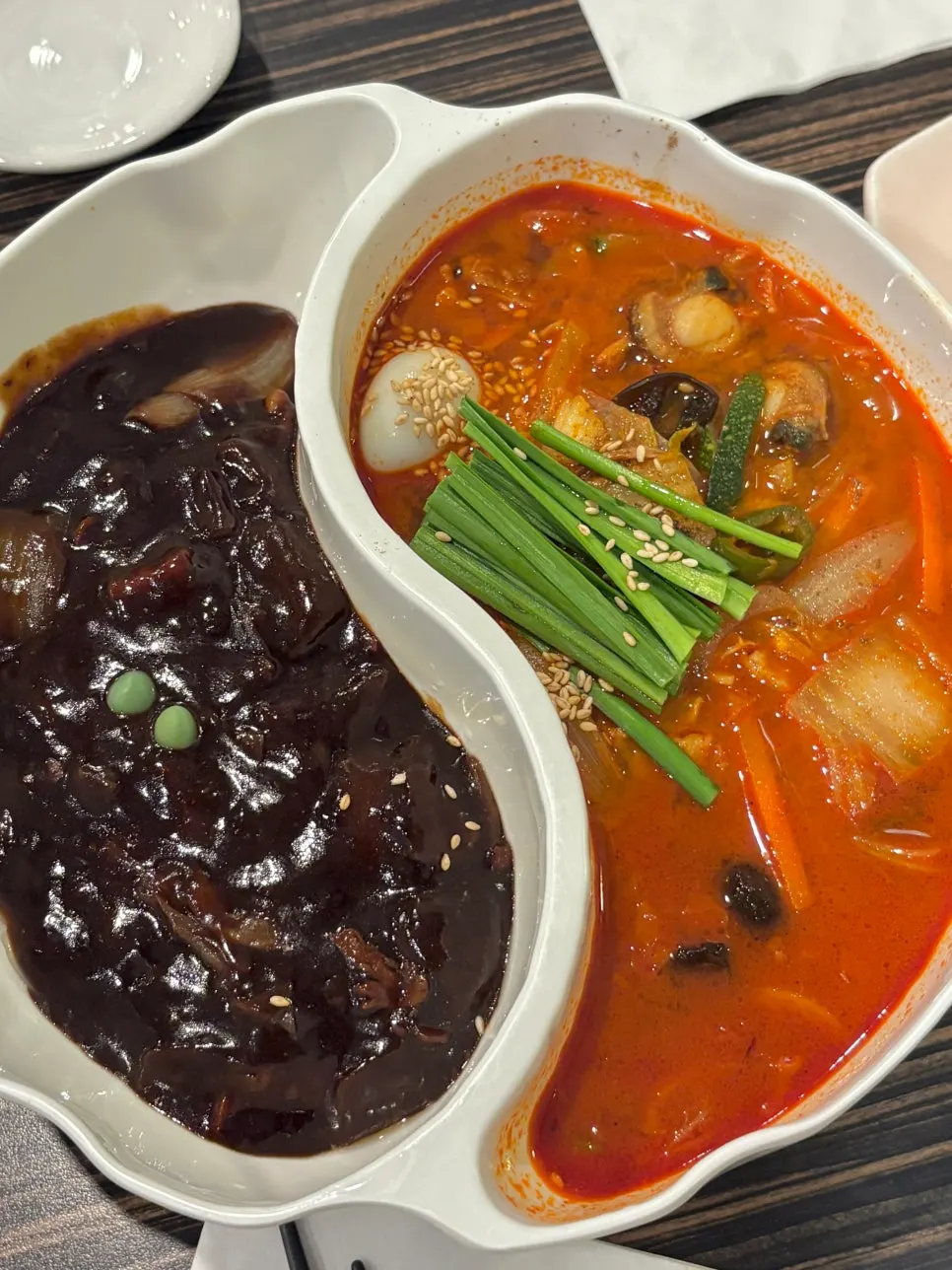 Interior and kitchen at Jjamppong Jijon Yeoksam Branch