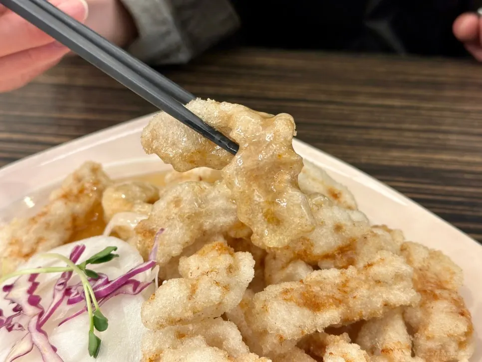 10분 만에 나온 찹쌀탕수육 한 접시