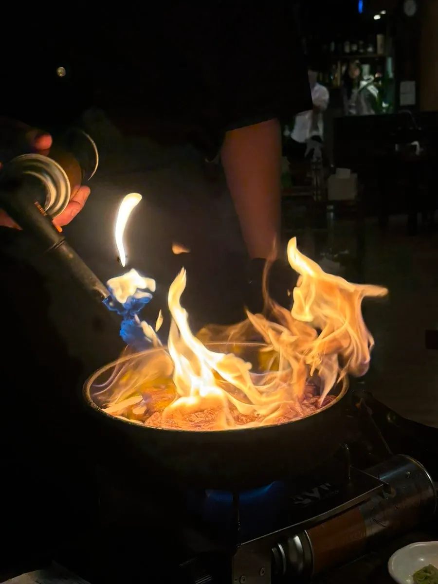Snowflake Jin Galbi grilled by a staff member