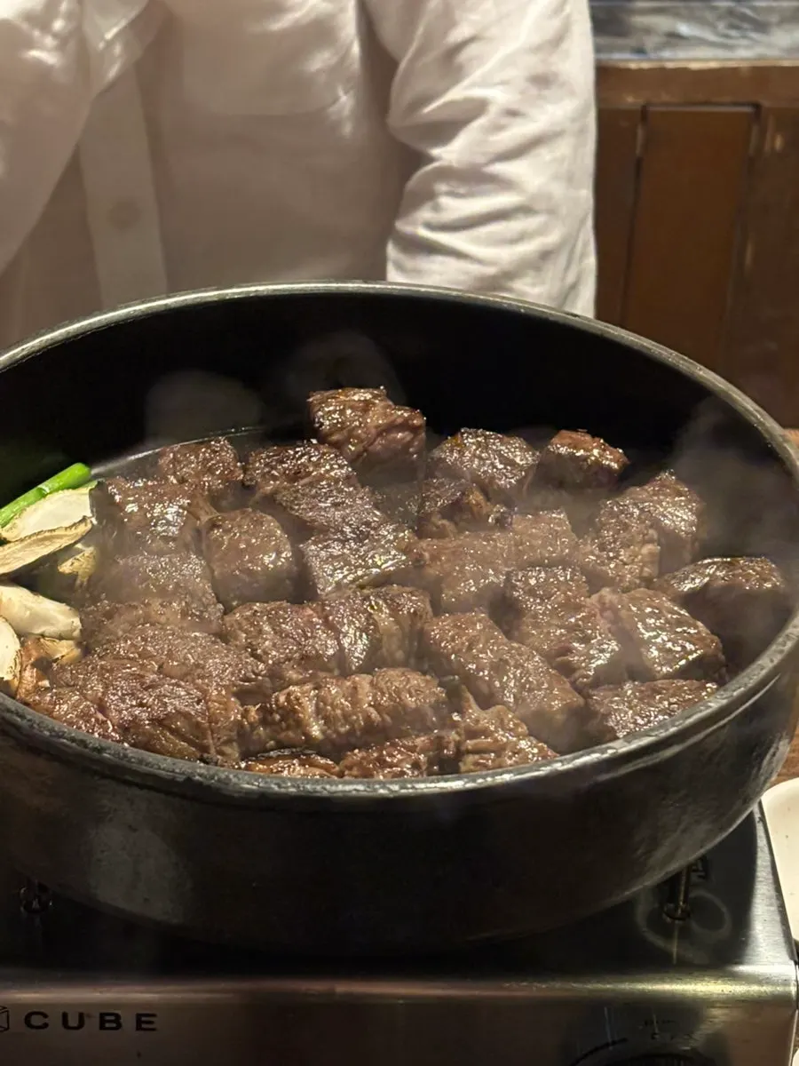 Grilled Snowflake Jin Galbi loin barbecue