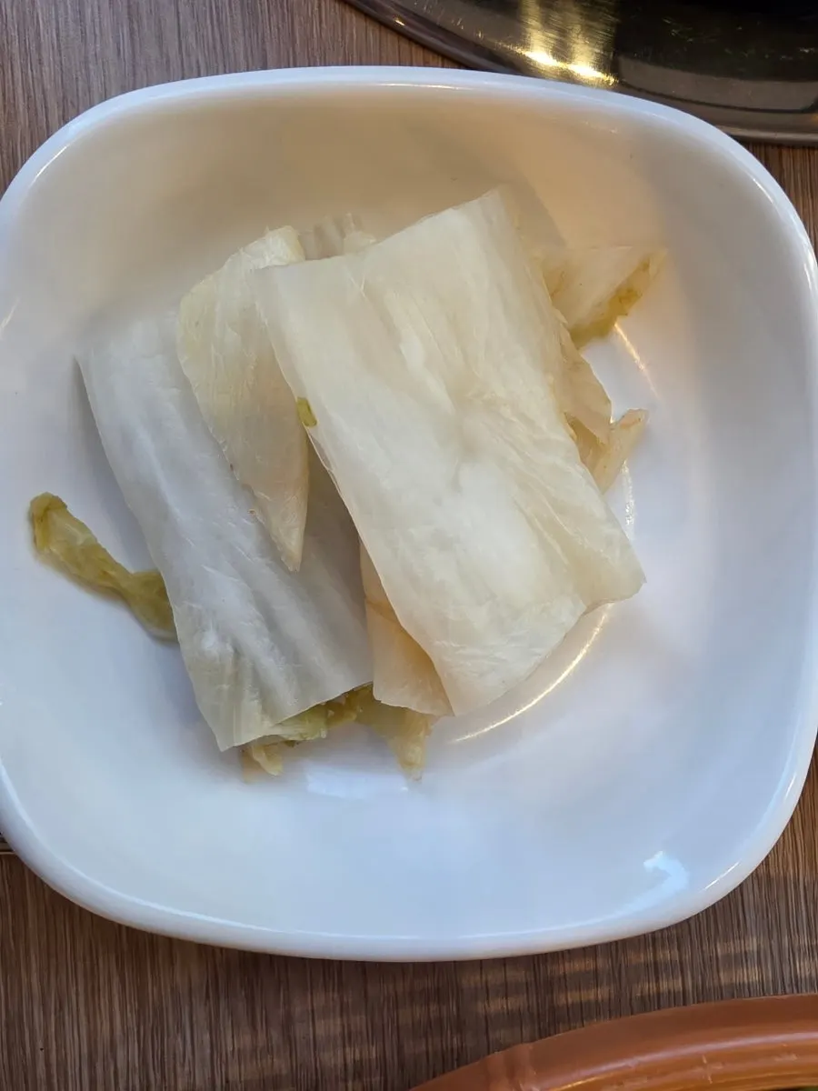 Plate of basic side dishes