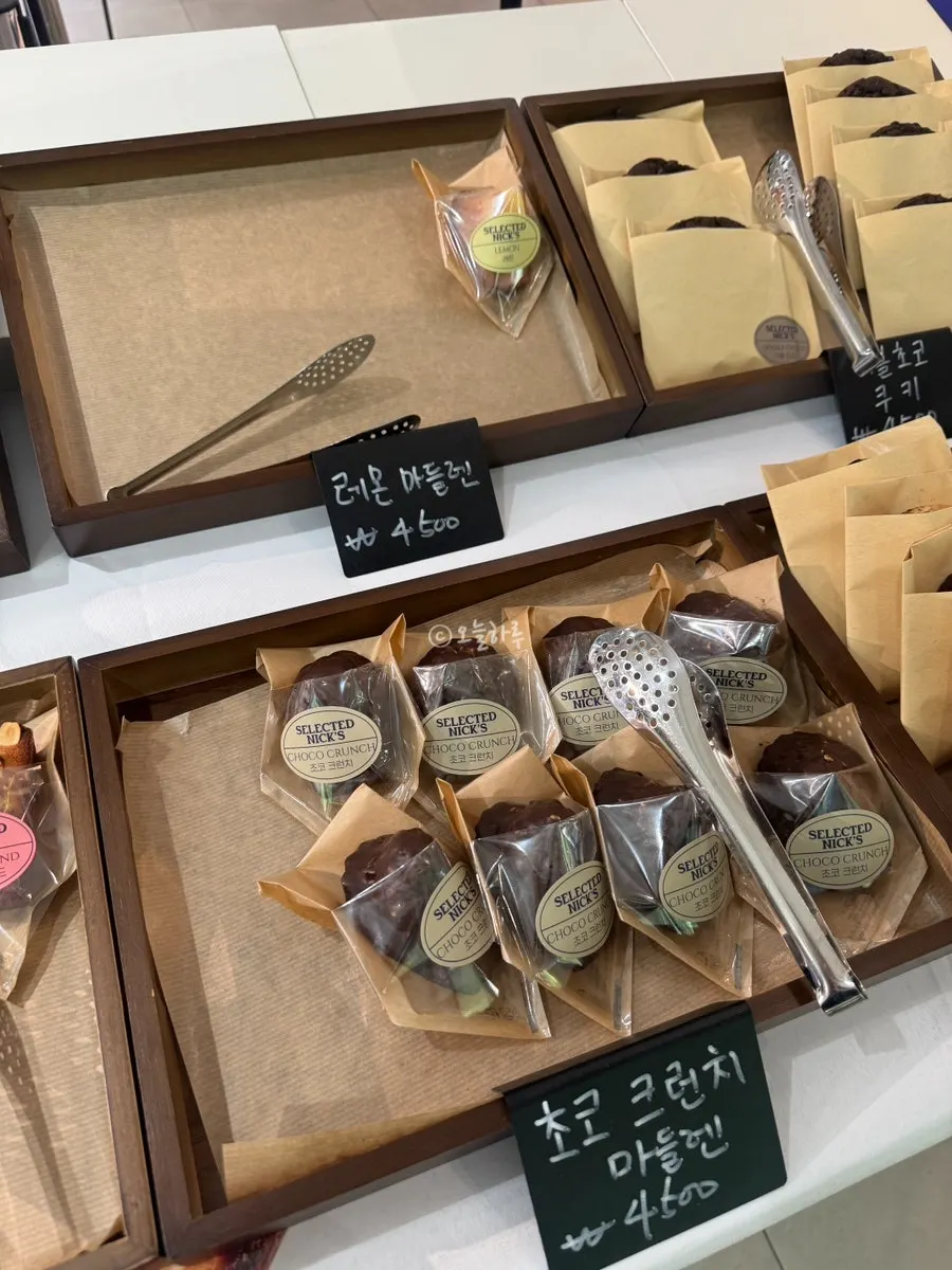 Display of tiramisu and baked treats