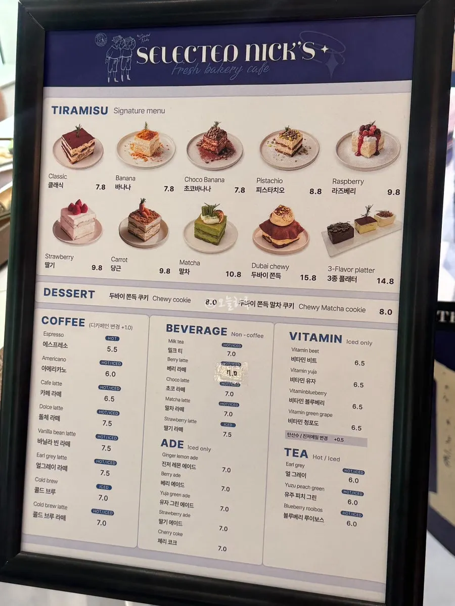 Selected Nicks menu
