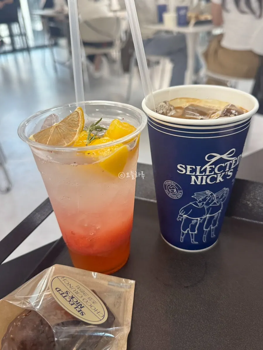 Café menu in Gangnam and Yeoksam