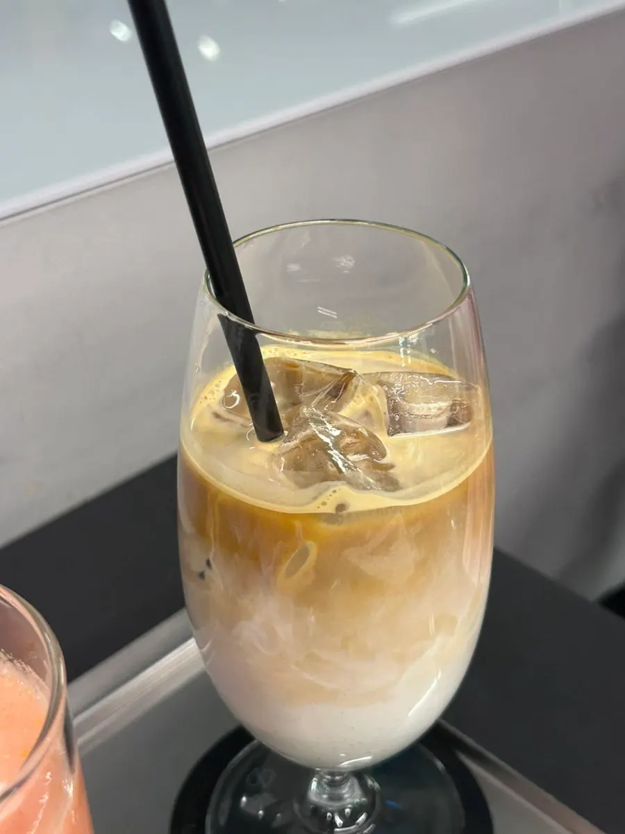 Freshly blended tomato juice