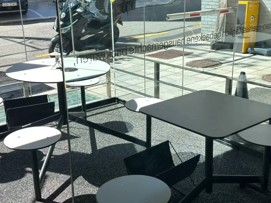 Modern café interior atmosphere