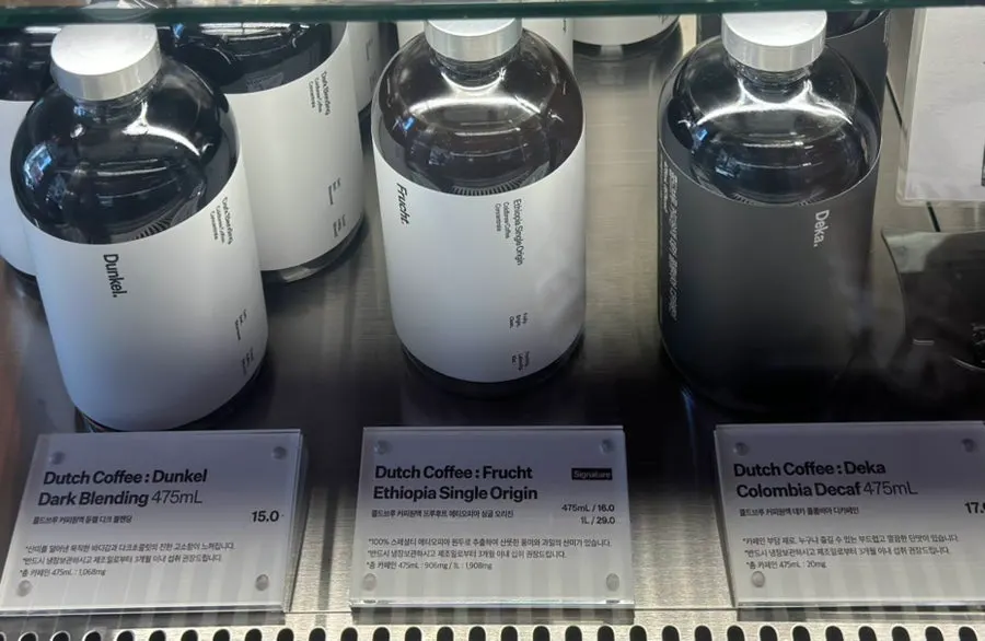 Varieties of bottled drinks