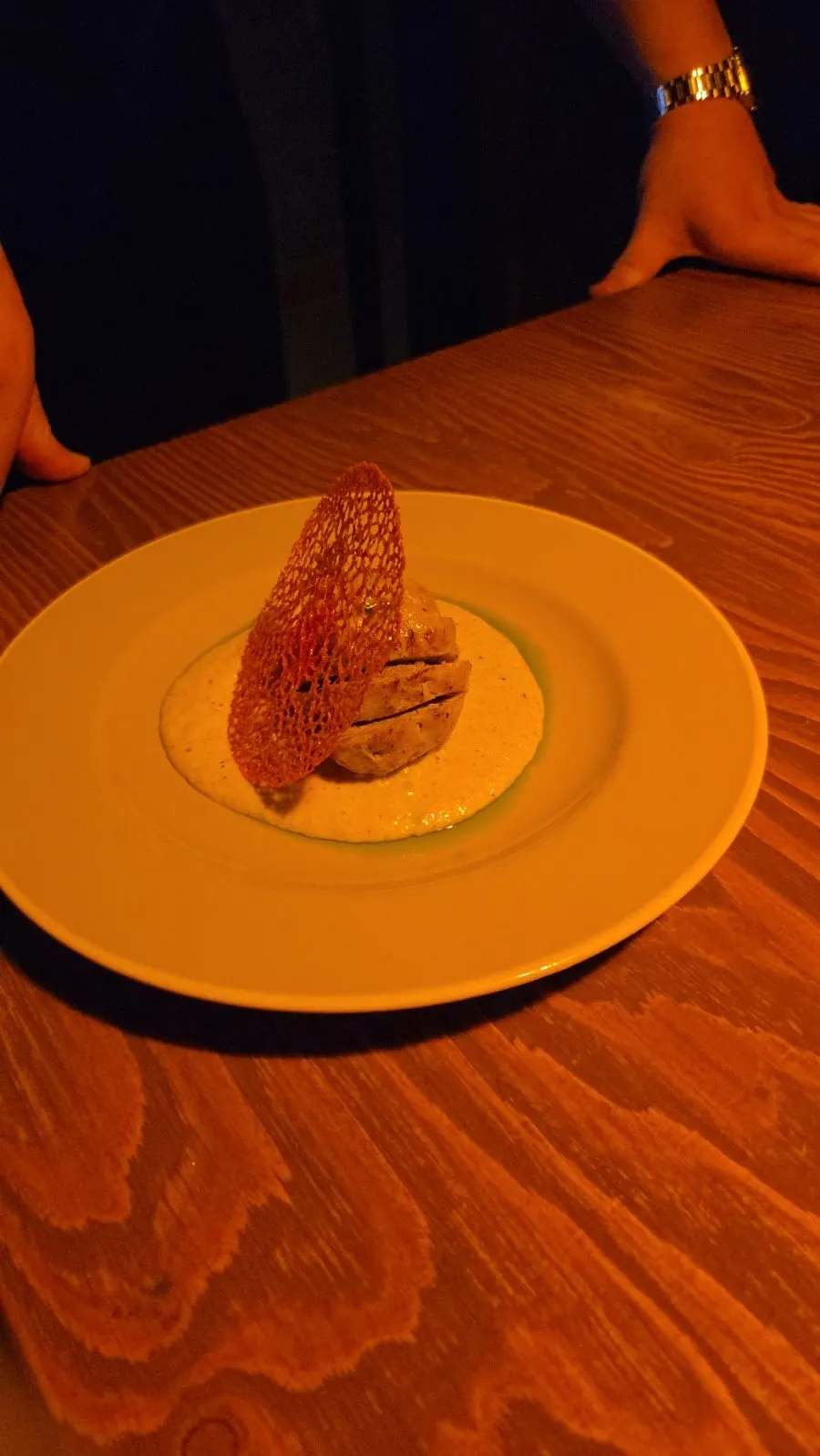 Chawanmushi topped with garnishes