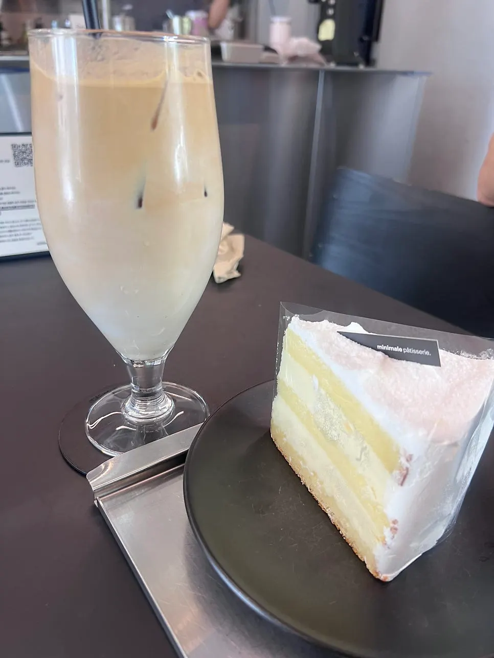 Helsinki Latte ordered with Dunkel beans