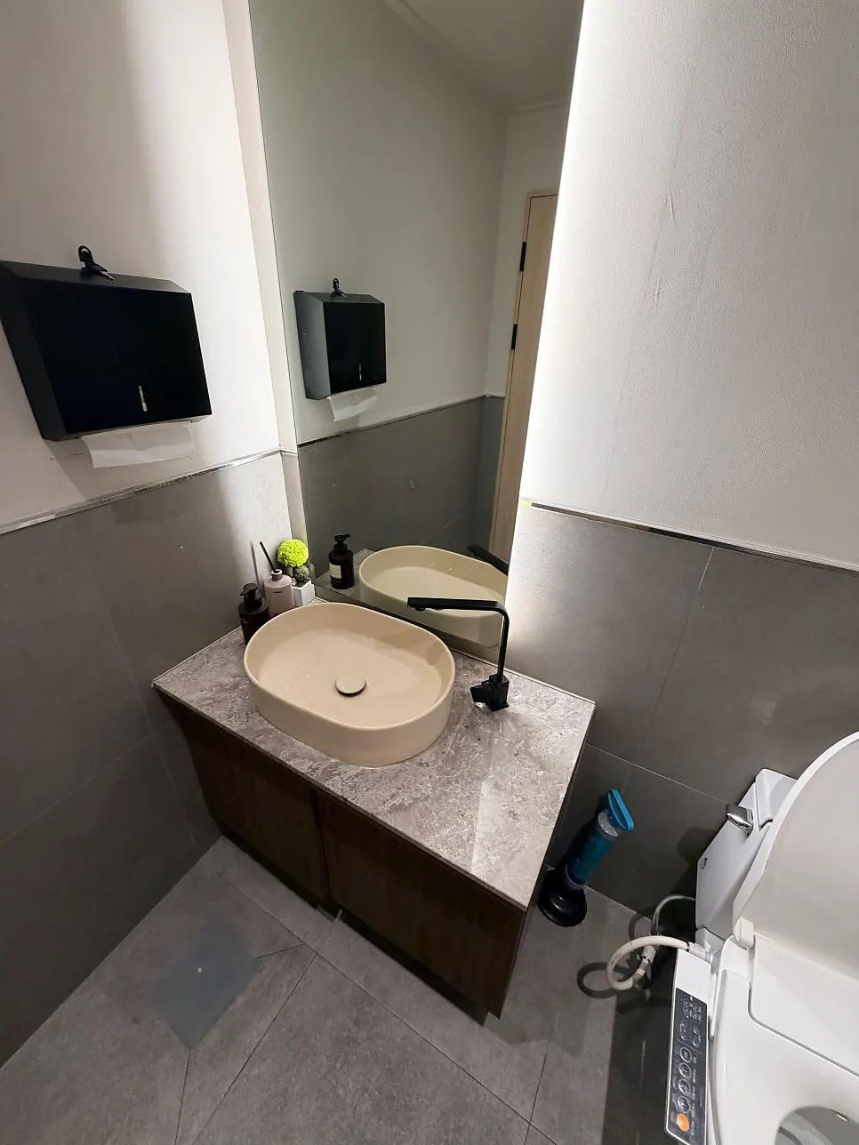 Restaurant restroom area