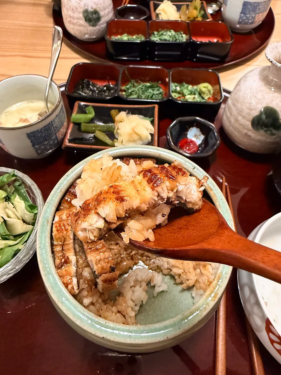 Chawanmushi that cut through the richness