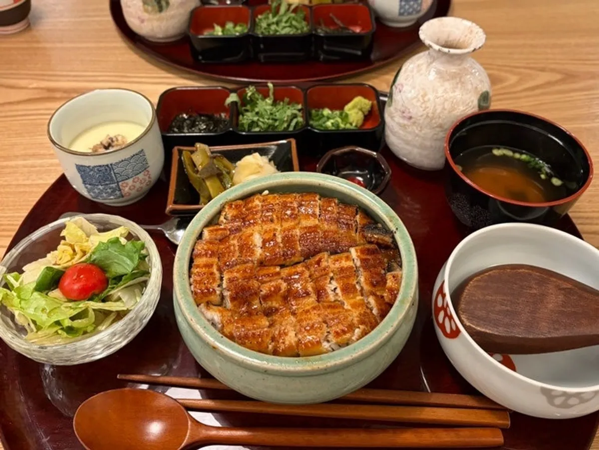 Hitsumabushi set served quickly