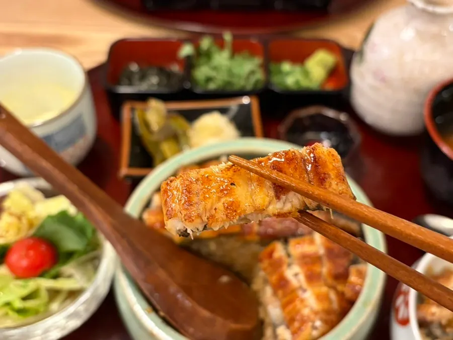 Explanation of the properly cooked eel texture