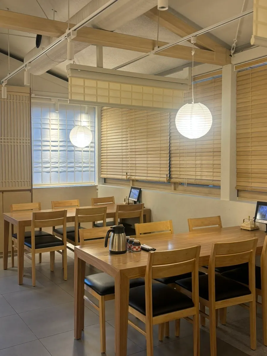 The neat atmosphere inside Unagiwa
