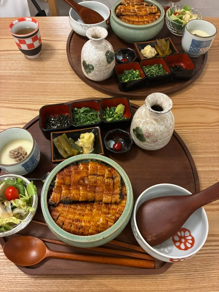 Hitsumabushi with side dishes