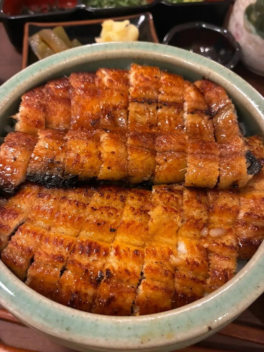 Hitsumabushi eel rice bowl set