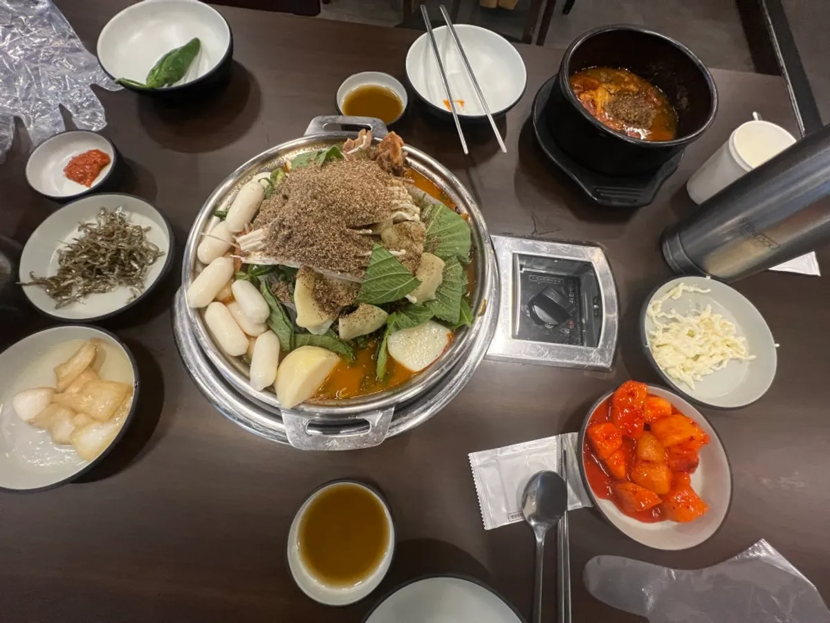대전 대흥동 연암숯불뼈구이&감자탕 감자탕 한 상