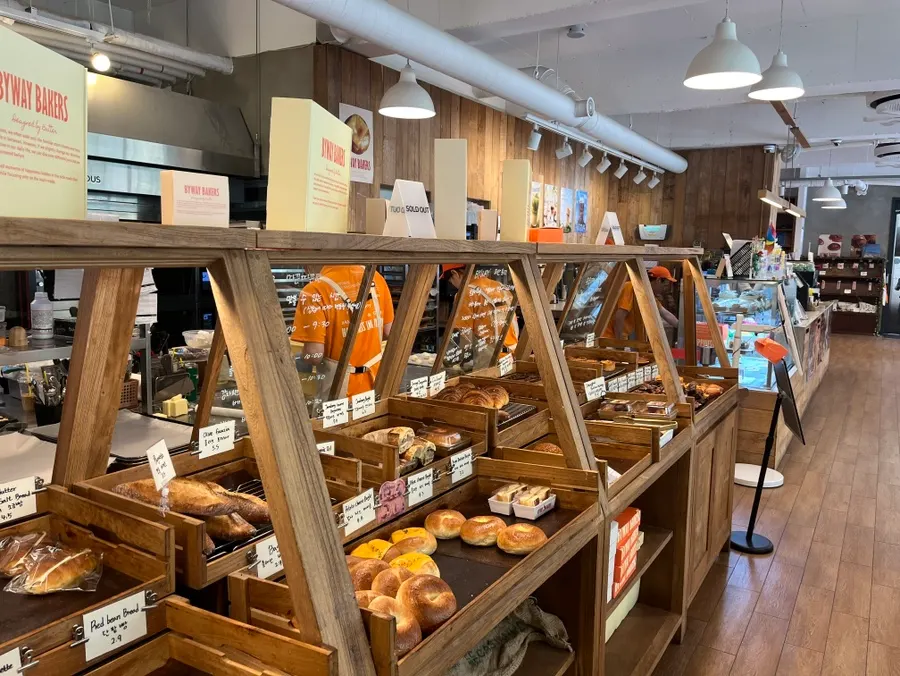 Various bakery menu items