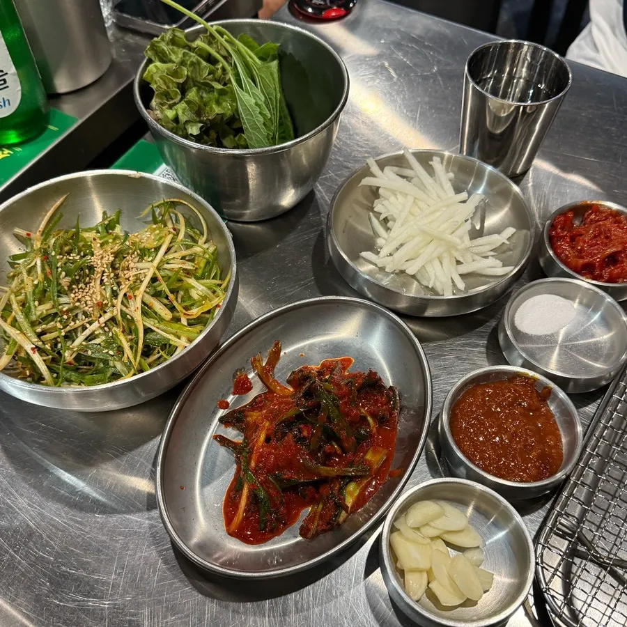 House-made side dishes served with the meat