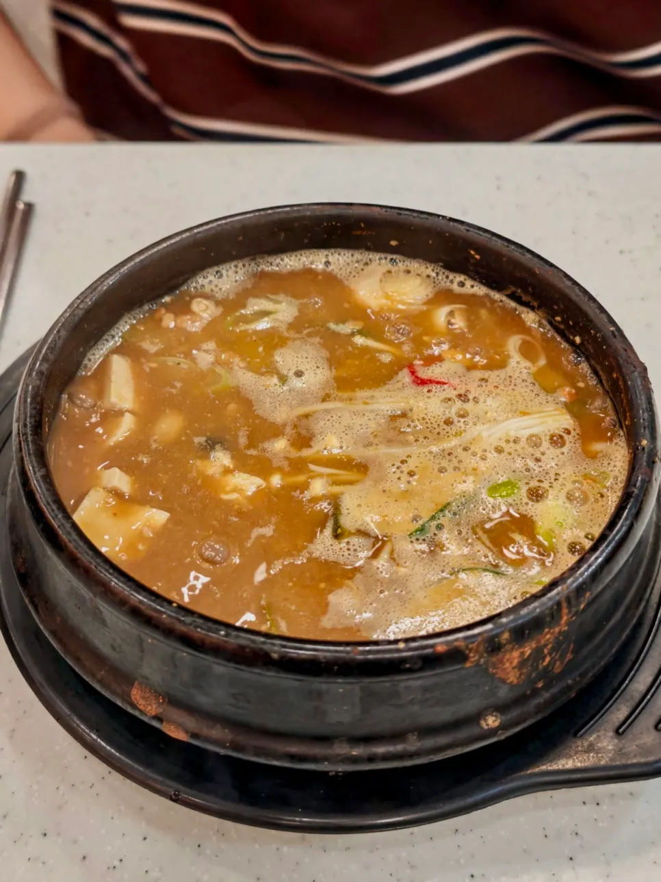 열무비빔밥 곁들임 우렁 된장찌개