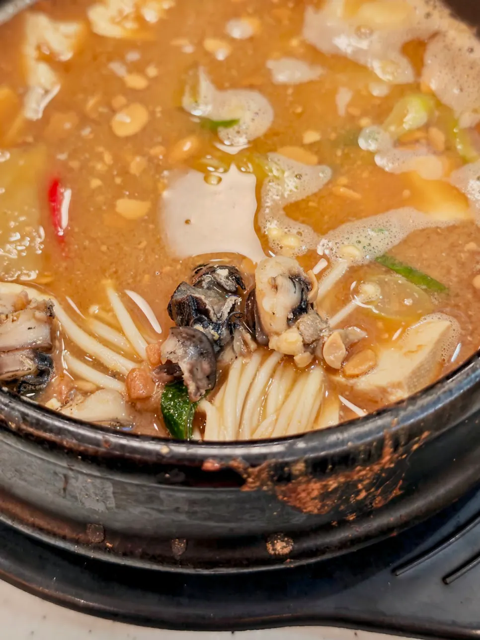 시골식 우렁 된장찌개 한상