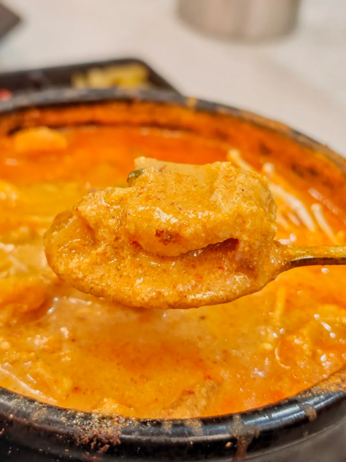 걸쭉한 농도의 비지찌개