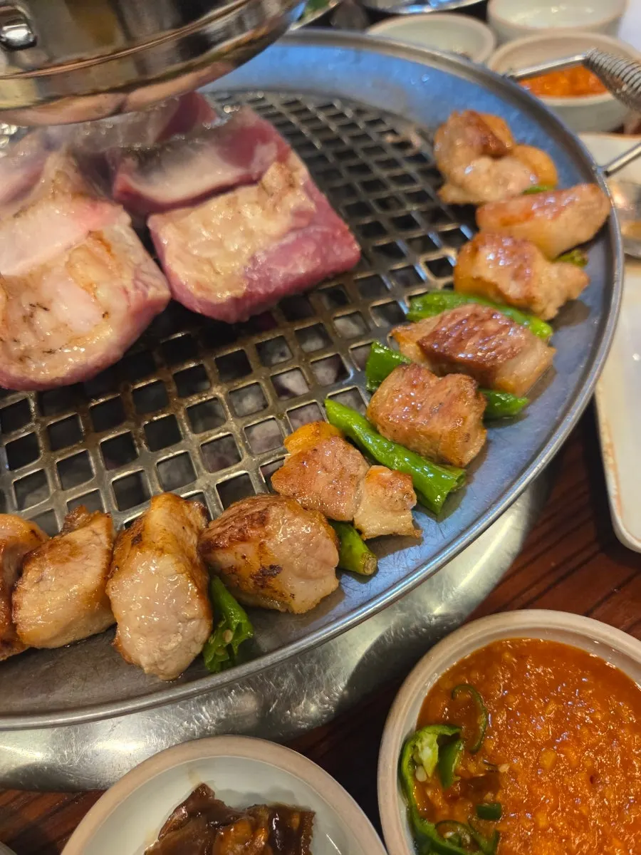 A perfectly grilled piece of jeong-gabrisal
