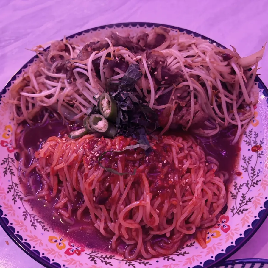 Ho Samchon beef brisket bibim noodles