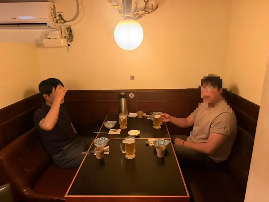 Private room table on the 2nd floor of Nani Byeolgwan Yeongdeungpo Branch