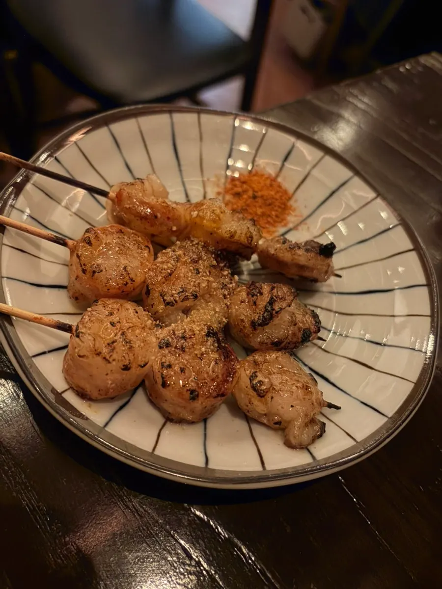 새우와 함께한 생맥주 잔