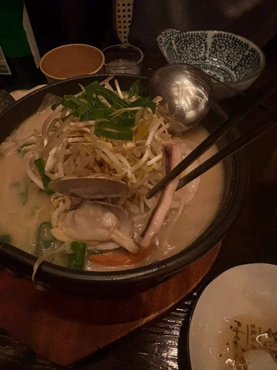 Mild Nagasaki seafood nabe packed with seafood