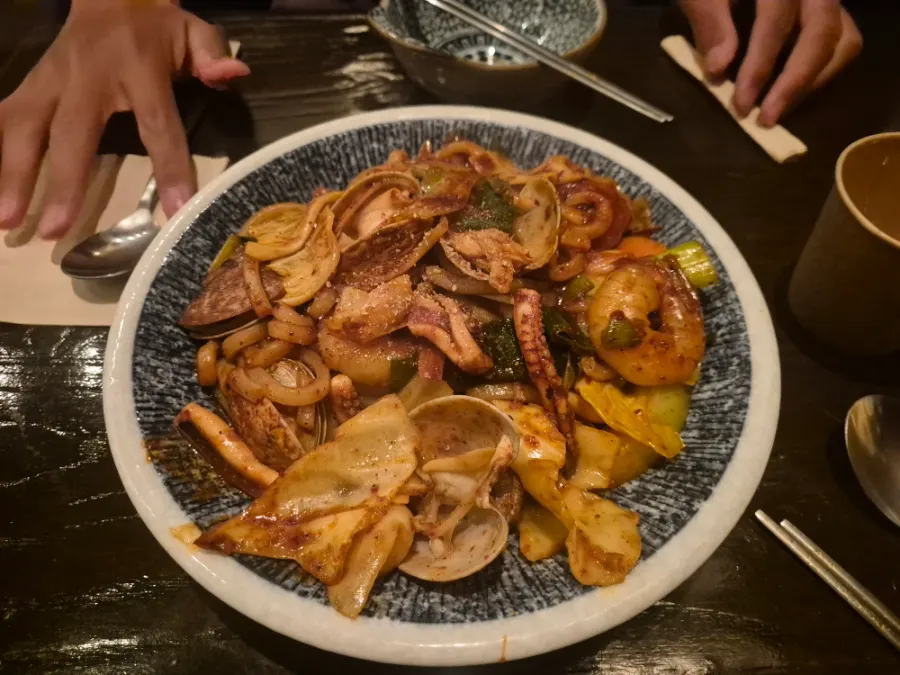 Pickled chili peppers served as a basic side dish