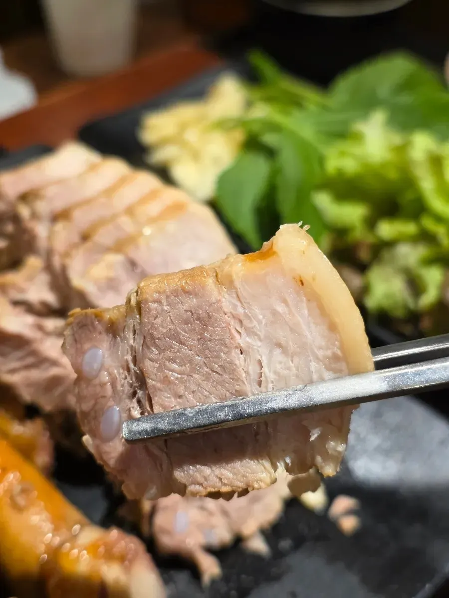 맛있게 먹은 보쌈