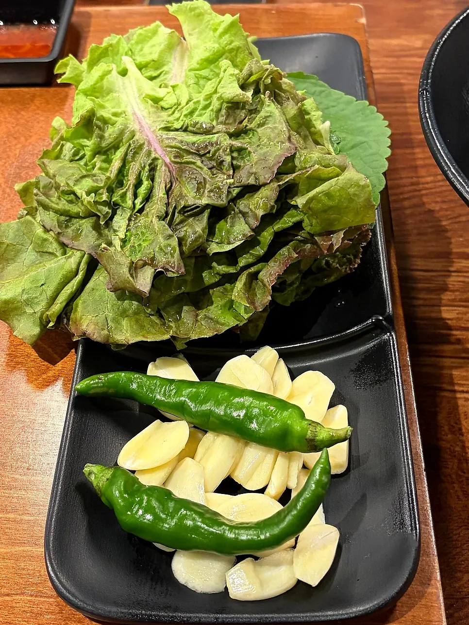 족발 곁들임 반찬 구성