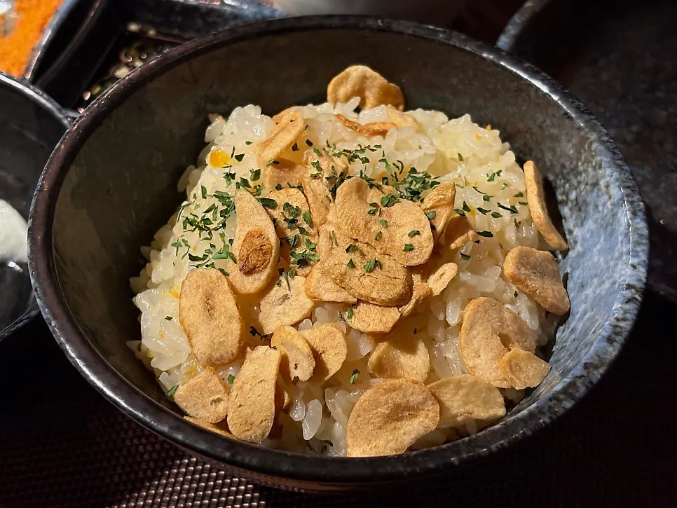Seafood ramyeon ordered as a side dish
