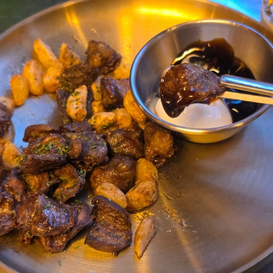 Pojangmacha drinks and food menu