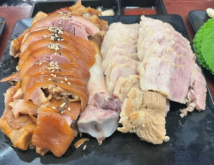 보족세트 상차림 전체