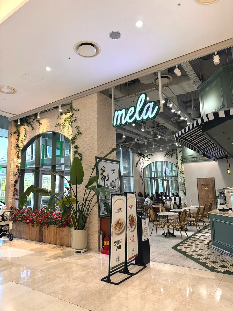 Exterior of Mela Times Square on the first floor of Times Square