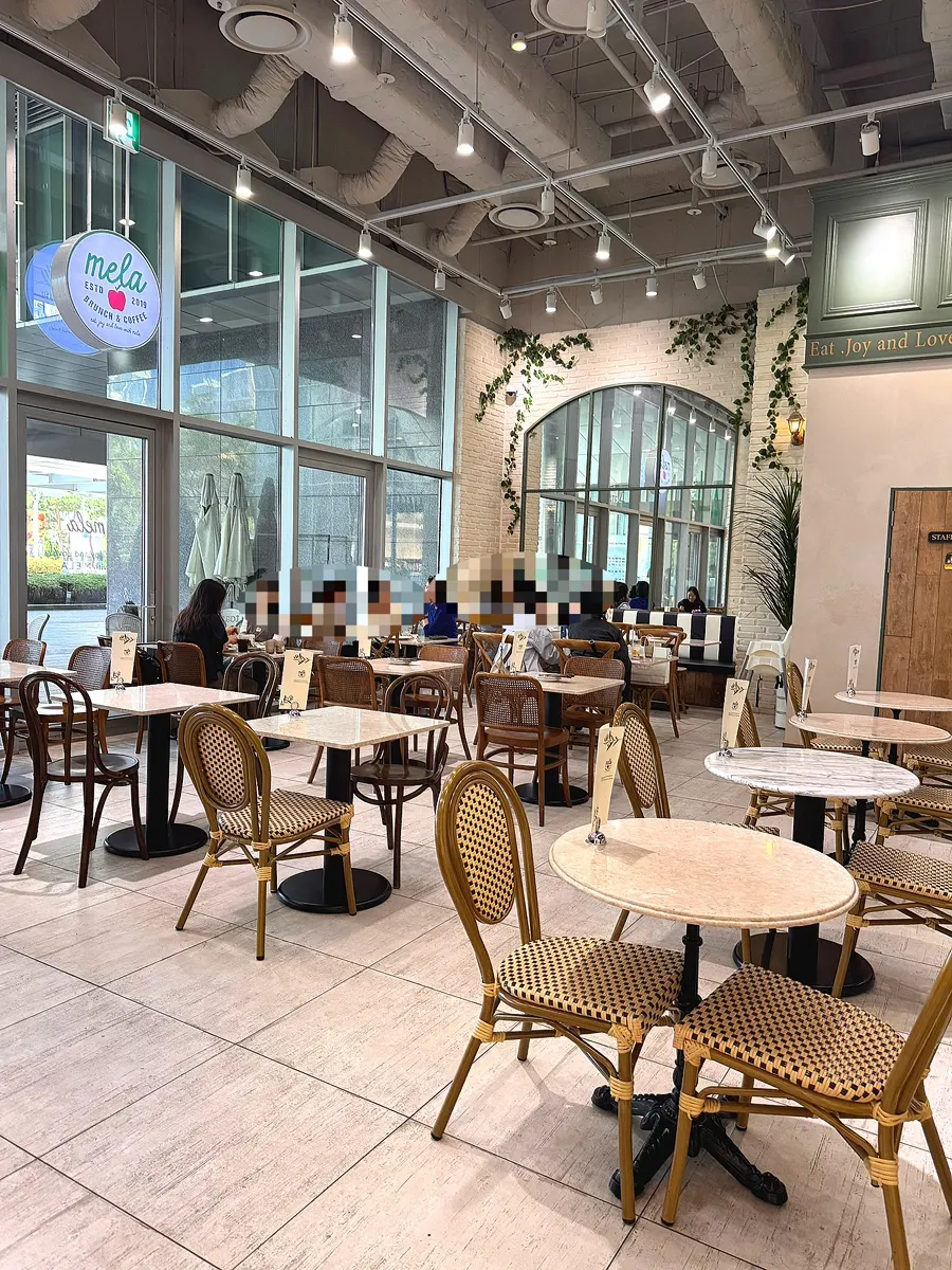 Interior design of Mela Times Square