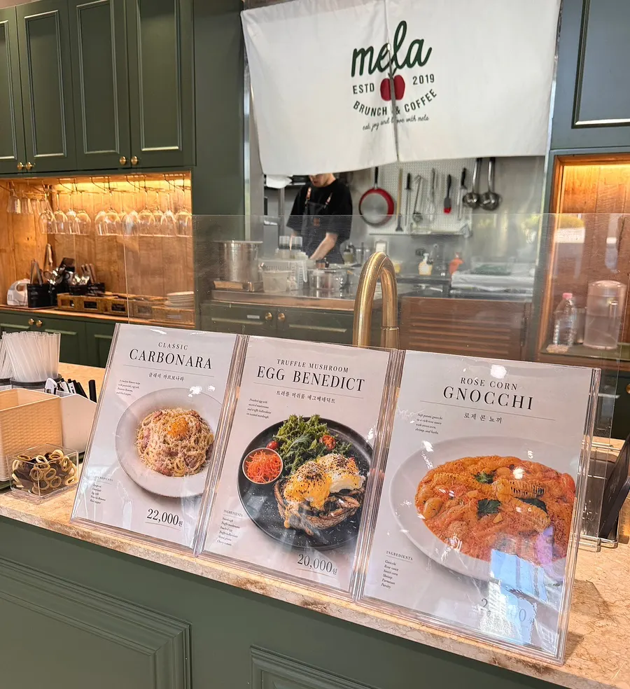 Full menu lineup at Mela Times Square