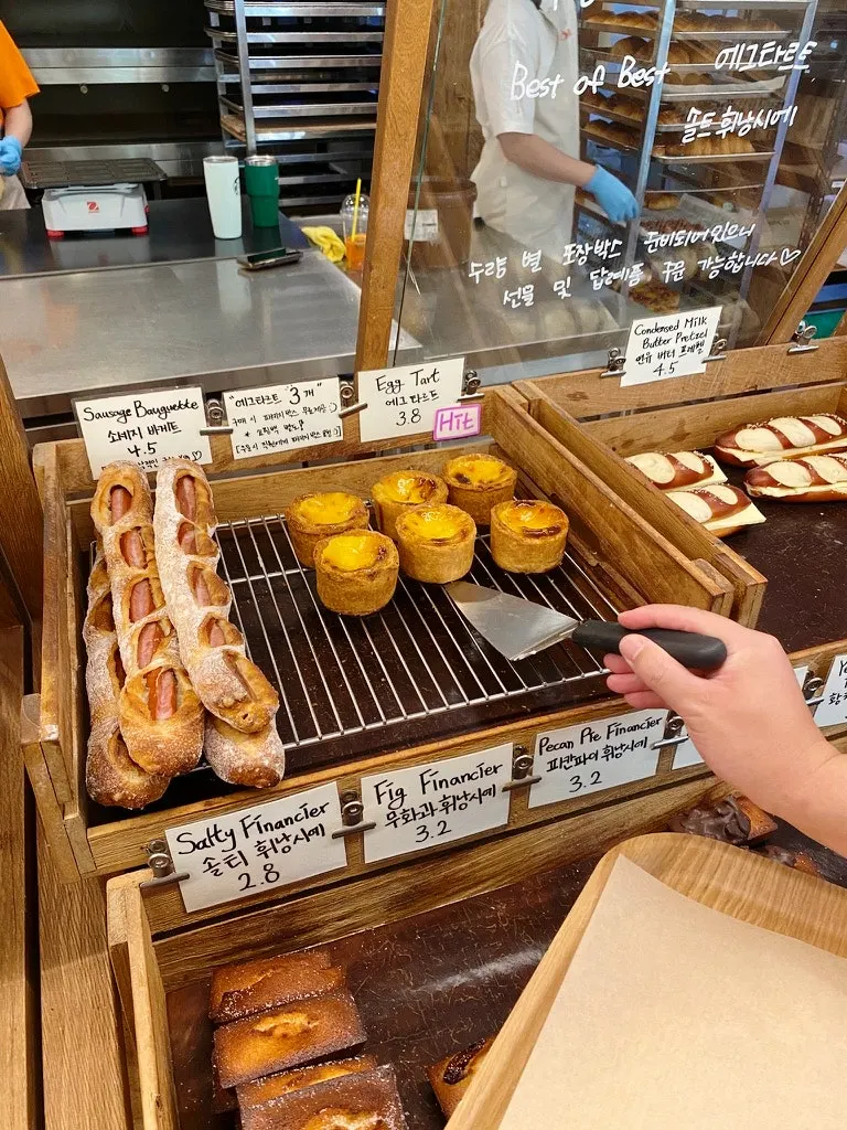 Spacious and comfortable bakery café interior