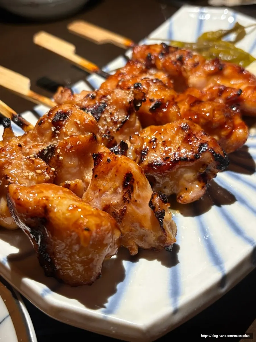 꼬치 모둠 한 접시