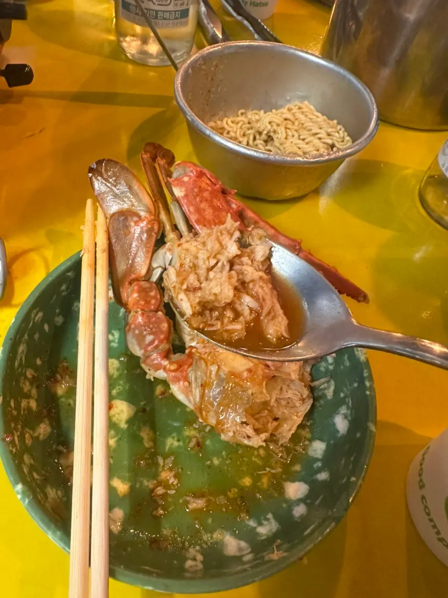 Crab packed full of meat