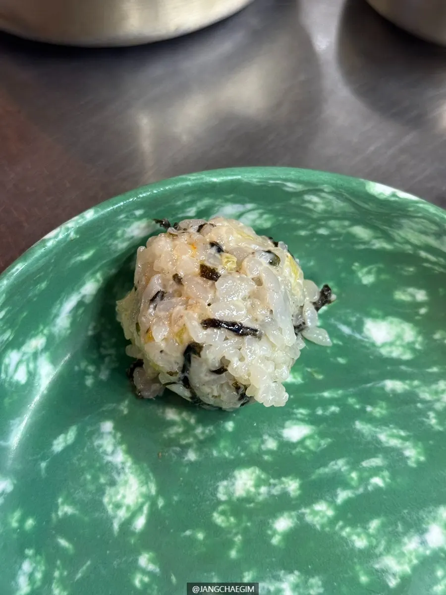 Myeongran mayo rice balls for a carb refuel