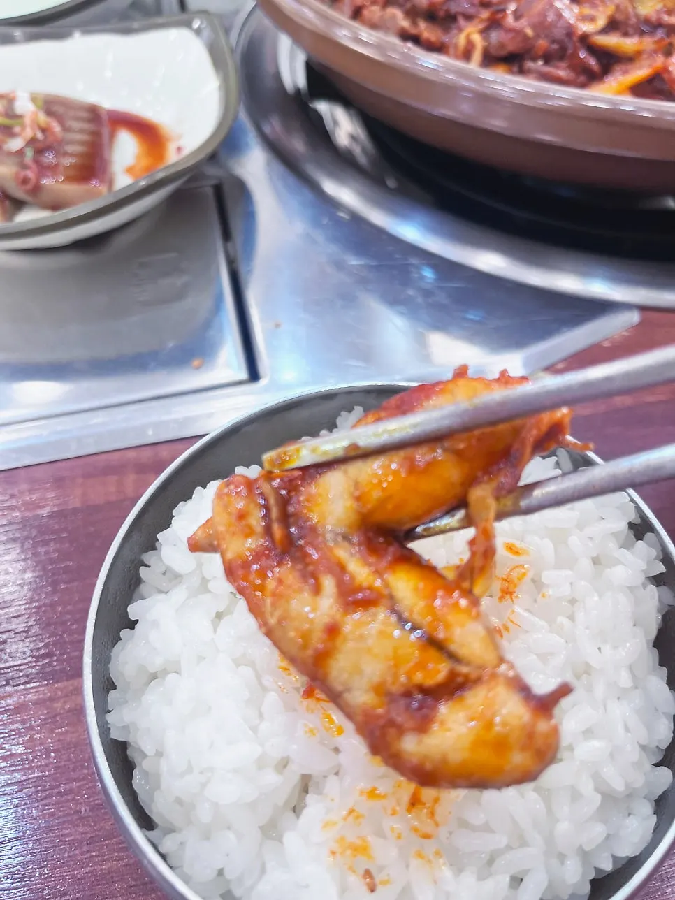Generous seafood stew meal